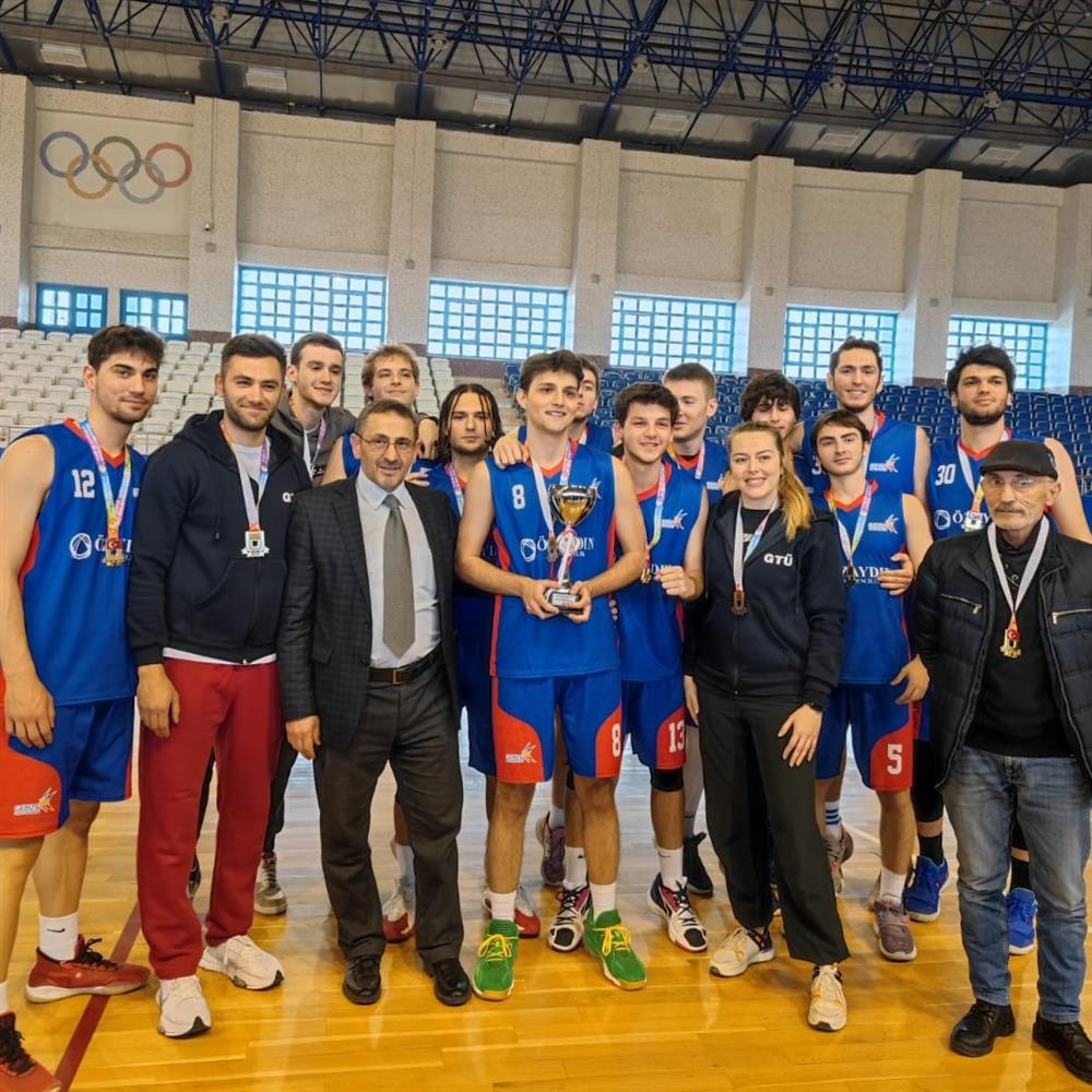 Üniversiteler Bölgesel Ligi Basketbol Müsabakaları Şampiyonu GTÜ 