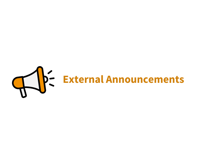 External announcements